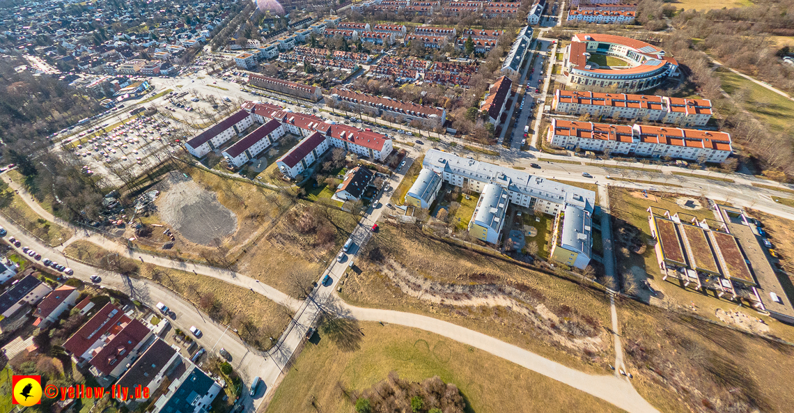 20.02.2023 - der Hachinger Bach zwischen Berg am Laim und Neuperlach